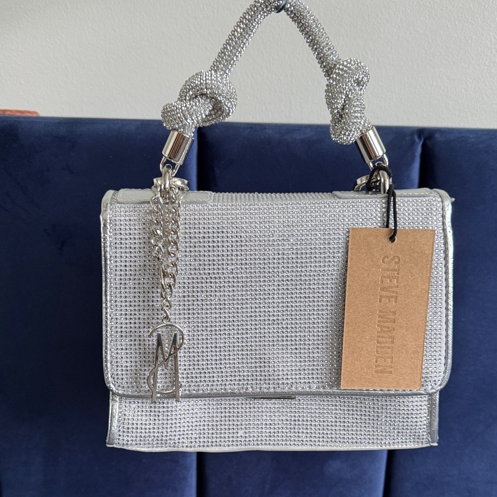 Steve Madden Glittering Silver Mini Bag Brand new